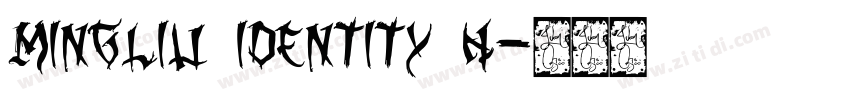 MingLiu Identity H字体转换